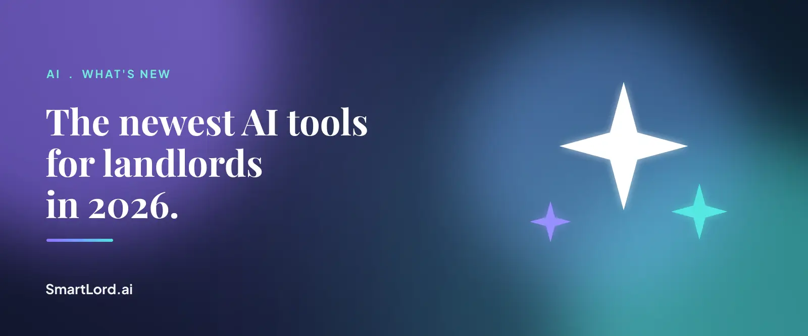 The newest AI tools for landlords in 2026, SmartLord.ai brand illustration